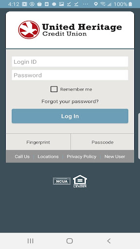 Android application UHCU Mobile screenshort