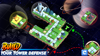 Monster Tiles TD: Tower Wars - Screenshot 1