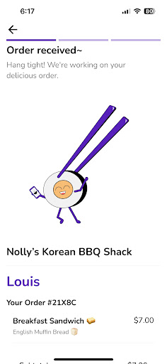 Nolly - Skip school food lines Screen 2