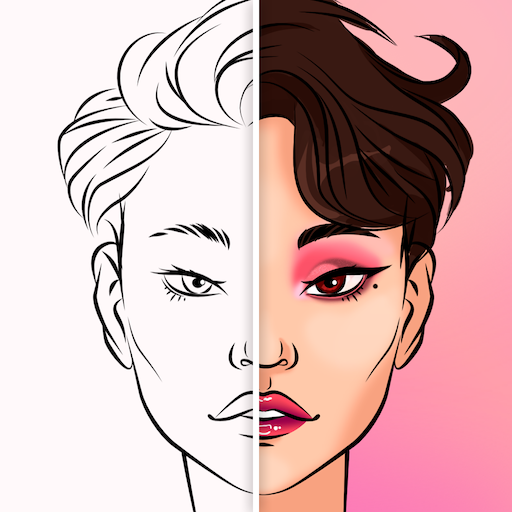 Makeup Artist Sketch Set Toy - Makeover with Makeup & Hair Color! لعبة  ماكياج Maquiagem Artista 