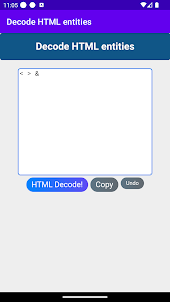 HTML Entity Decoder & Decode