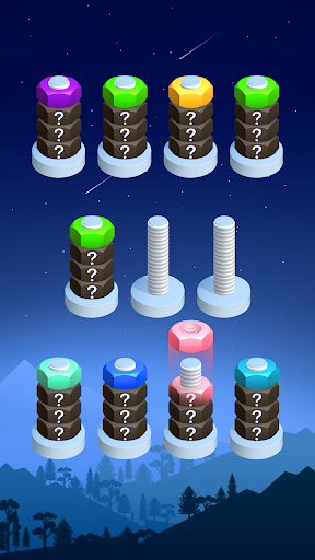 Nuts Bolts Sort - Sort Puzzle Screen 3