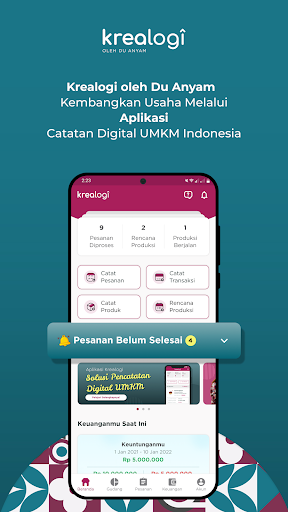 Android application Krealogi screenshort