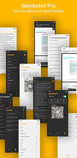 Android application Géniecivil Pro screenshort