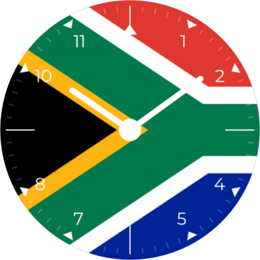 Android application South Africa Analog Watch Face screenshort