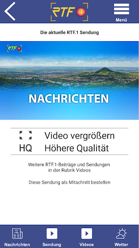 RTF1 Regional TV Screen 2