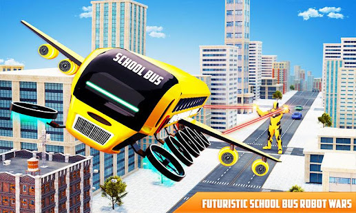 School Bus Robot Car Game 38 screenshots 1