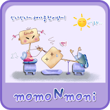 NK 카톡_모모N모니_보라a 카톡테마 icon