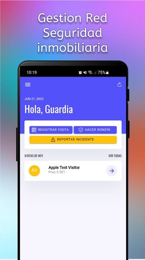 Gestion Red Guard Screen 2