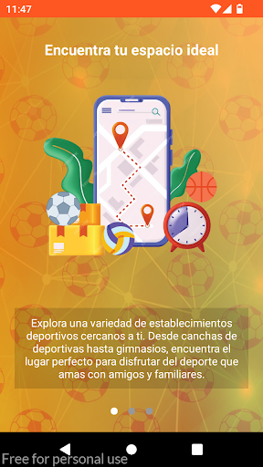 Android application Comodyn - Reservas rapidas screenshort