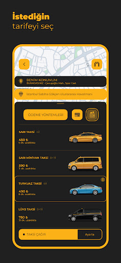 Milli taxi Screen 3