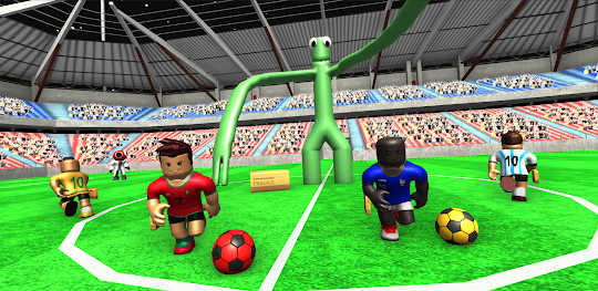 レインボー フットボール フレンズ 3D