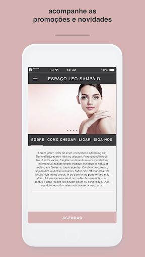 Android application Espaço Leo Sampaio screenshort