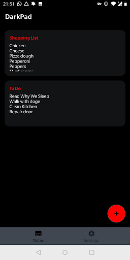 DarkPad - Write Notes in Black Screen 2