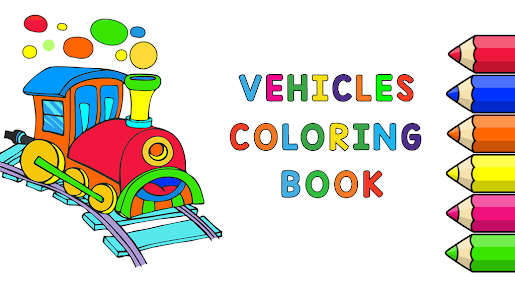 Transport Vehicles Coloring