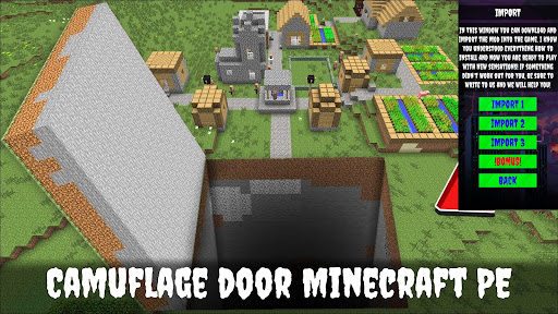 Camuflage Door Mod Minecraft