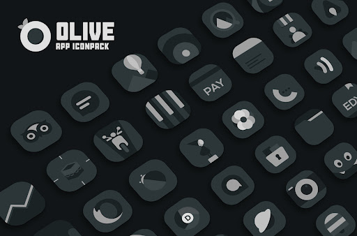 Android application Olive Icon pack screenshort