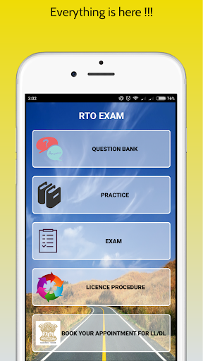 Android application RTO Driving Licence Exam screenshort