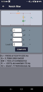 Filter calculator - RC RL RLC & active filter