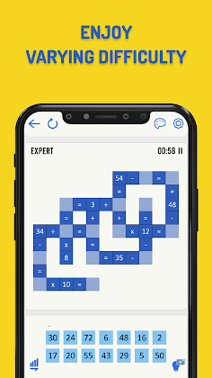 Math Crossmath Puzzle - Screenshot 2