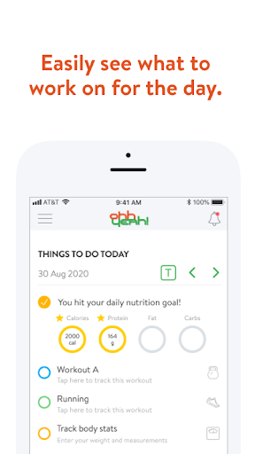 Android application Ohh Yeah Fitness screenshort