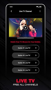 Live TV Channels Free Online Guide Apk app for Android 5
