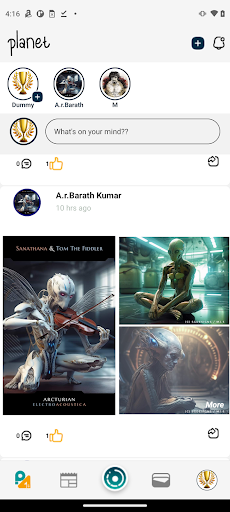 Android application P4U-User screenshort