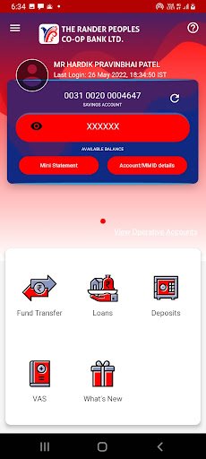 The Rander Peoples Co-op Bank Screen 3