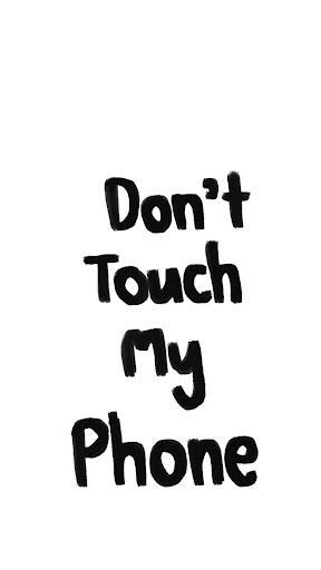 خلفيات لا تلمس هاتفي