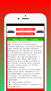 Traffic E - Challan Check Pay