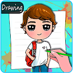 Cover Image of Herunterladen How To Draw Sweet Boy  APK