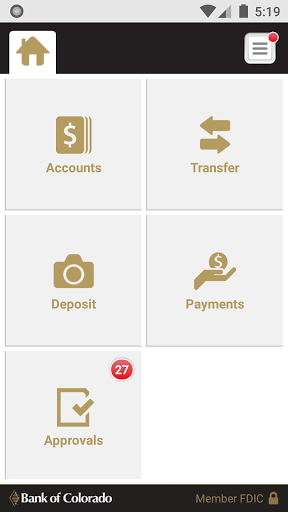 Bank of Colorado Business Screen 3