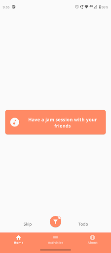 Android application Bored! screenshort