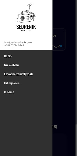 Android application Radio Sedrenik - BiH screenshort