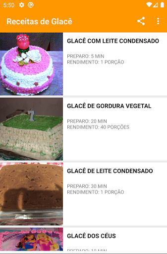 Receitas de Glacê Screen 3