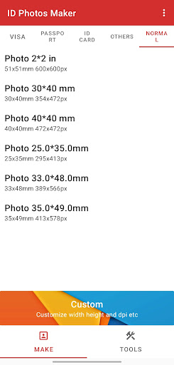 Screenshot of ID Photos Maker