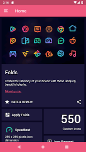 Folds Icon Pack APK (Naka-Patch/Buong) 3