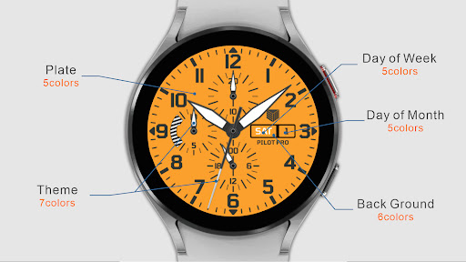 IWF Pilot Pro Flat watch face Screen 2