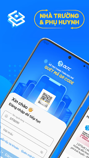 Android application Học phí DTSoft screenshort