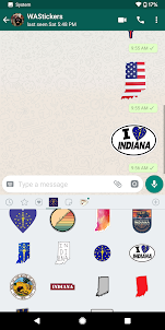 Indiana Stickers for WhatsApp