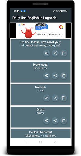 Learn English In Luganda Screen 2