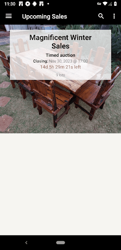 Android application Grove Auctioneers screenshort