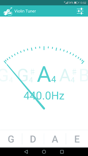 Android application Violin Tuner screenshort