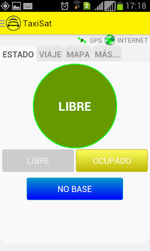 Android application Taxisat para Conductor screenshort