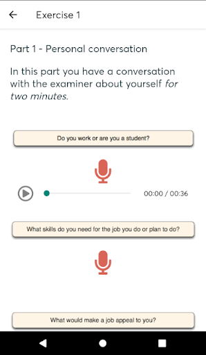English Exams Lab Screen 3