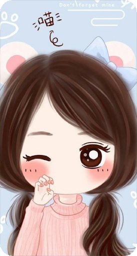 Android application Cute Girly Live Wallpaper screenshort