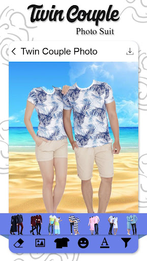 Twin Couple Photo Suit Screen 3