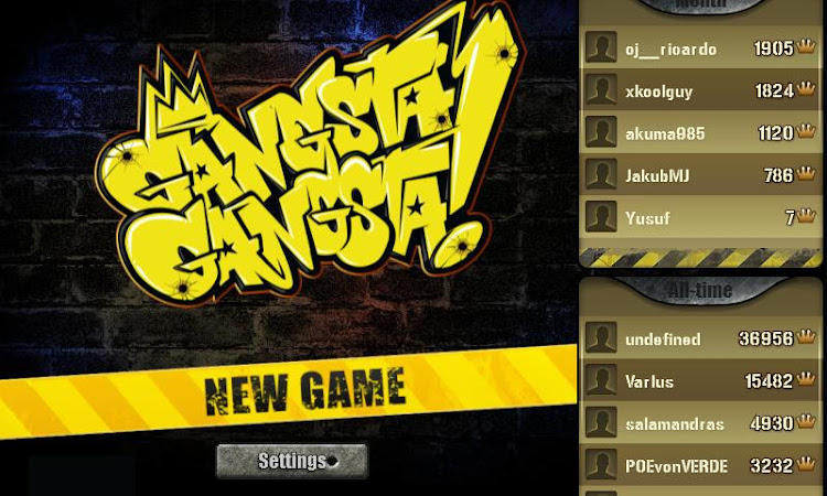 Gangsta Gangsta! - 0.1.1-beta - (Android)