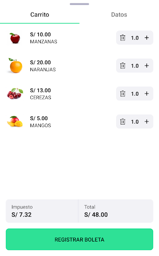 Sibi: Control de venta diaria Screen 3