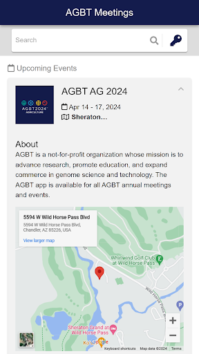 AGBT Meetings Screen 2